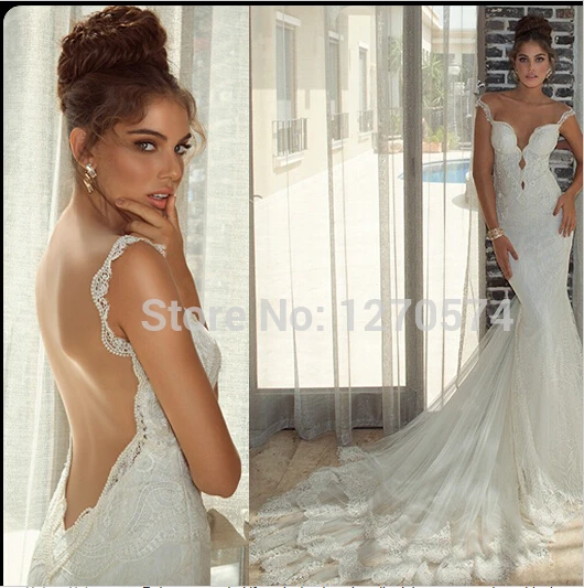 Maatwerk Romantische Vestido De Noiva 2018 Nieuwe Modieuze Sexy Backless Bruidsjurk Lange Mermaid Moeder Van De Bruid Jurken Maatwerk Romantische Vestido De Noiva 2018 Nieuwe Modieuze Sexy Backless Bruidsjurk Lange Mermaid Moeder Van De Bruid Jurken