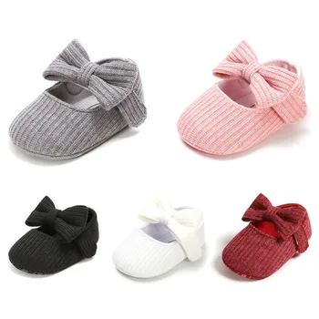 

5 Colors Baby girl Shoes Cotton Infant Girl Baby Shoes Bow Fringe Soft Soled Non-slip Footwear Crib Shoes