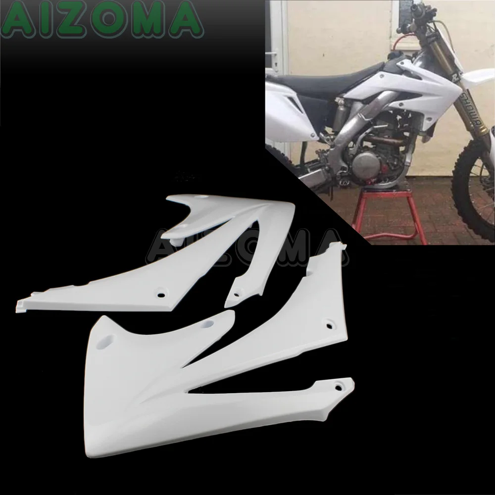 Защита для переднего радиатора мотоцикла защита Honda CRF250R 10 13 белый масляный бак