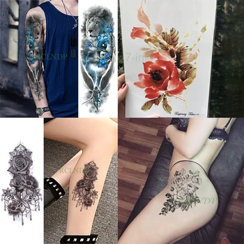 

Waterproof Temporary Tattoo Sticker large size fake tatto flash tatoo on back tattoos for men women