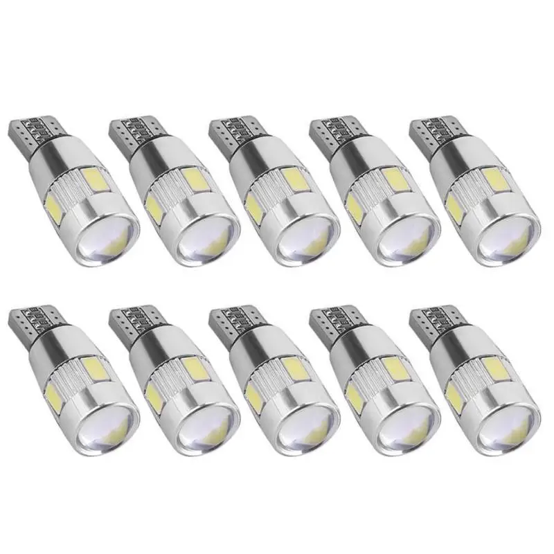 Car 5w5 Led Bulb T10 W5w Led Signal Light Canbus 12v 6000k Auto ...