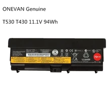 ONEVAN натуральная 94Wh ноутбук Батарея для lenovo ThinkPad T430 T430I L430 SL430 SL530 T530 T530I L530 W530 45N1011 45N1010 9 ячеек