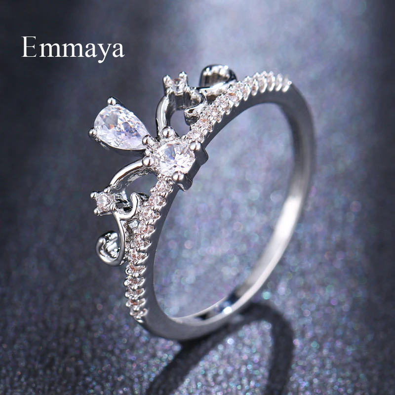 Emmaya элегантное Новое поступление роскошные свадебные женские кольца с