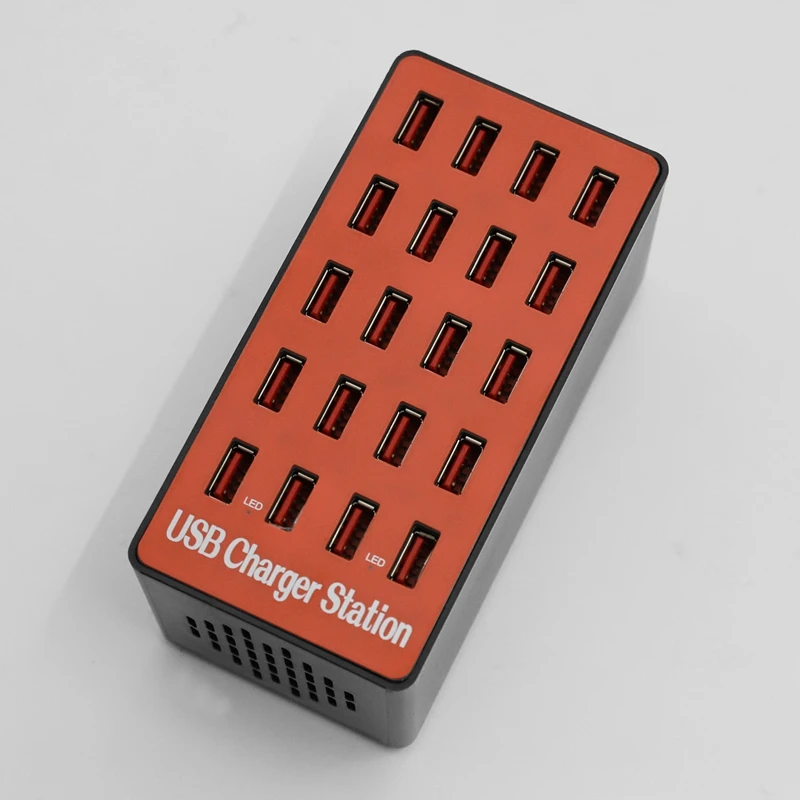 USB зарядное устройство для телефона 20 портов зарядное устройство 20A многопортовое умное зарядное устройство для планшета быстрое зарядное устройство
