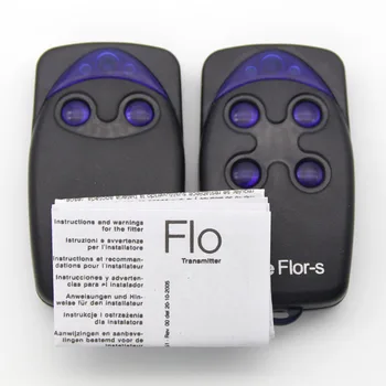

Flor-s Remote Control 433mhz Compatible Rolling code barrier remote garage gate door Flors controller key fob