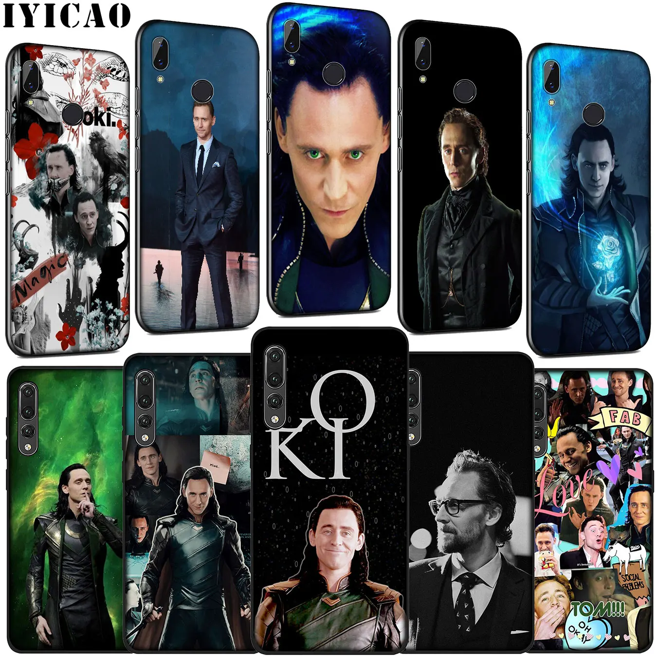 Tom Hiddleston Loki Soft Silicone Cover Case for Huawei P30 P20 Pro P10 P9 Lite Mini 2017 2016 P Smart Z Plus 2019 |