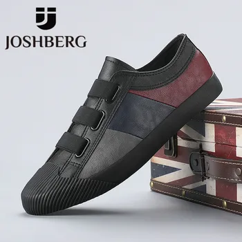 

JOSHBERG Luxury Brand Light Stylish Sneakers Men Breathable Men Casual Shoes British Style Men Shoes Scarpe Da Ginnastica Uomo