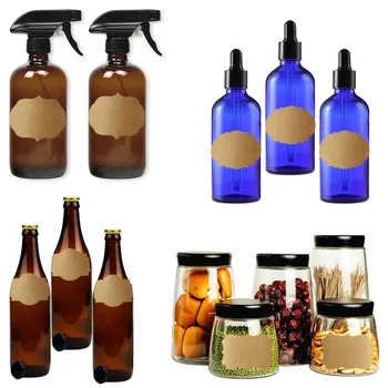 

150pcs 6 Styles Chalkboard Jars Label Stickers Kitchen Utensils Bottle Container Accessories Glass Cans Bottles Kitchen Gadgets