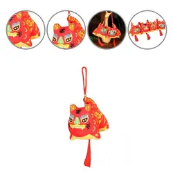 Tiger Pendant Creative Practical Vivid Appearance Chinese Style Tang Suit Tiger Stuffed Toy