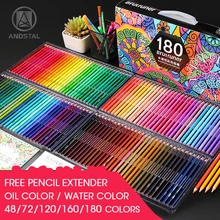 Color-Pencil-Set Watercolor Professional-Oil Drawing-Colored Andstal Kids 72/120/160/180