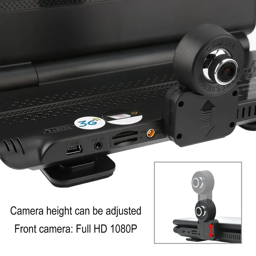 K6 HD 1080P 7 дюймов ips Автомобильный видеорегистратор с сенсорным экраном для салона автомобиля зеркало заднего вида с функцией видеозаписи, Камера Dash Cam Набор беспроводной связи по стандарту Bluetooth