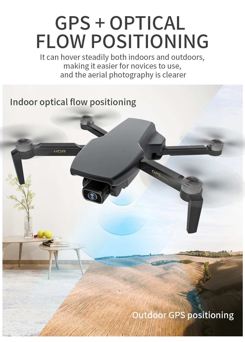 KCX S3 Camera Drone 4K GPS 5G WiFi Brushless Motor FPV Long Distance 1km RC Quadcopter Drone 4K Professional SG108