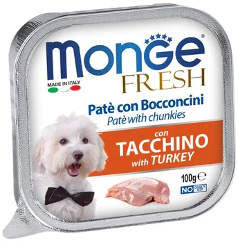 

MONGE MONGE DOG FRESH Pate for adult dogs with turkey 100g