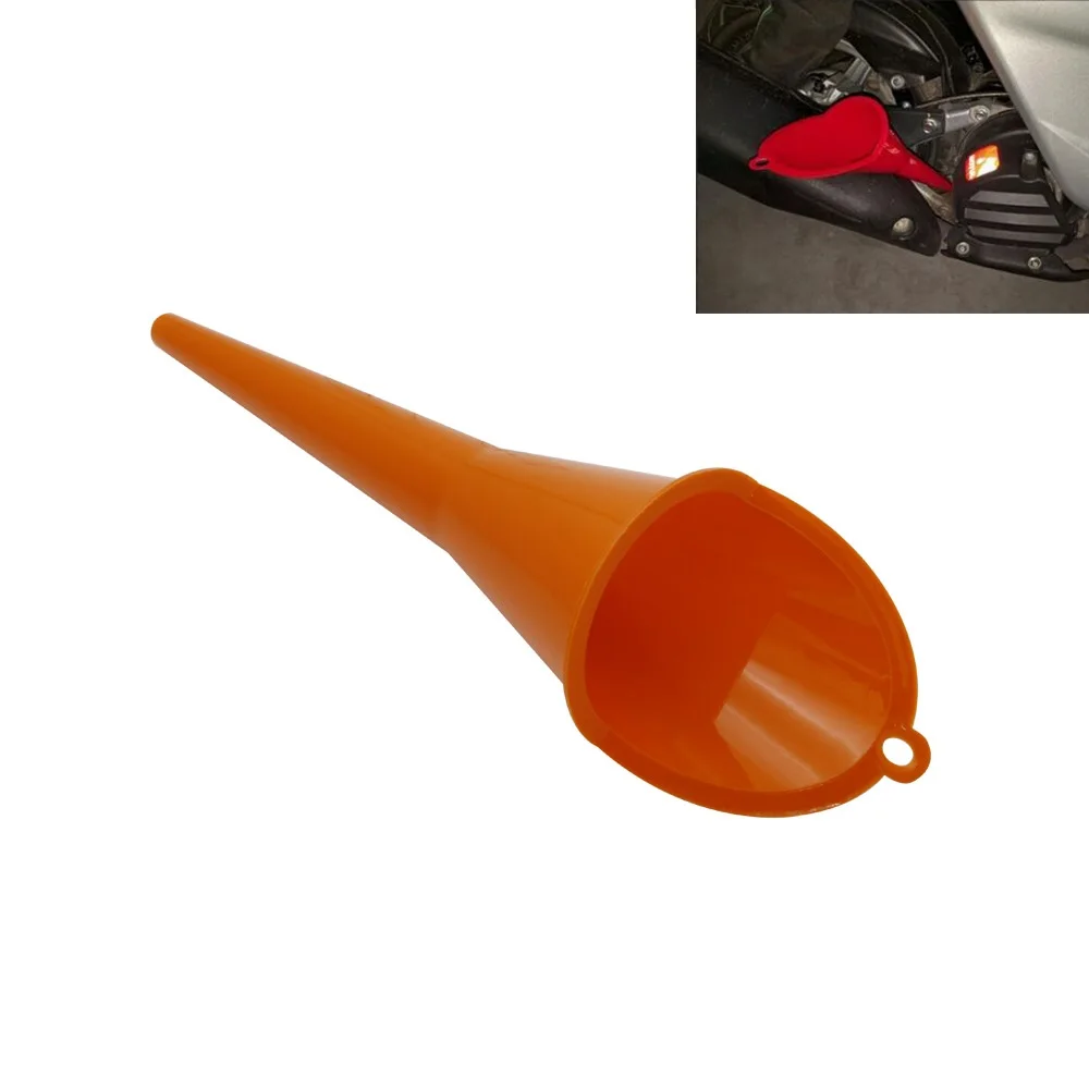 

Car Plastic Refueling Funnel Gasoline Oil Funnel Suitable For Universal Motorcycles Cars Sportster Touring Dyna V-Rod Softail