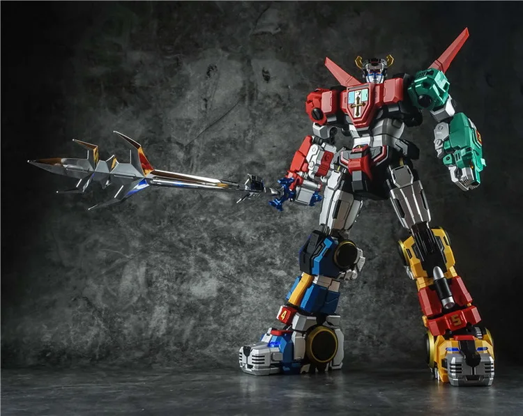 In Stock Transformation Titan Power TP-01 TP01 Beast Lion King Golion Alloy Metal Voltron Defender Action Figure Toys