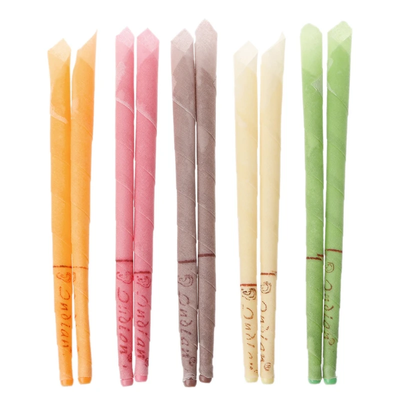 10Pcs Ear Wax Cleaner Removal Indian Coning Fragrance Ear Candles Healthy Care X5XC 10Pcs Ear Wax Cleaner Removal Indian Coning Fragrance Ear Candles Healthy Care X5XC