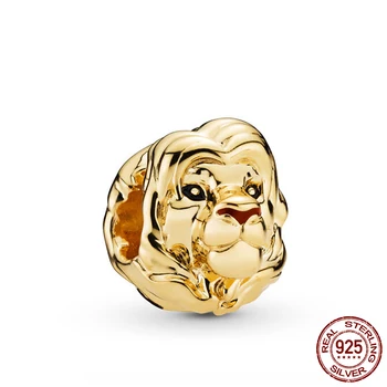 

2020 New 925 Sterling Silver Beads The Lion King Simba Charms fit Original Pandora Bracelets Women DIY Jewelry