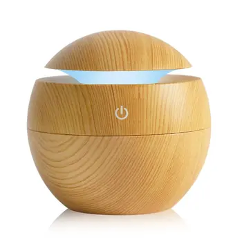

Bevel USB Desktop Humidifier Grain Mini Humidifier Environmentally Friendly Mute Mini Ultrasonic Wood Aromatherapy Keyboard Type