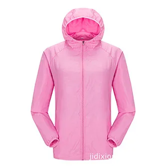Георгем, 10 цветов, ветрозащитная Водонепроницаемая велосипедная куртка, ветровка для мужчин, для спорта на открытом воздухе, велосипедная трикотажная куртка для бега, путешествий - Цвет: Розовый
