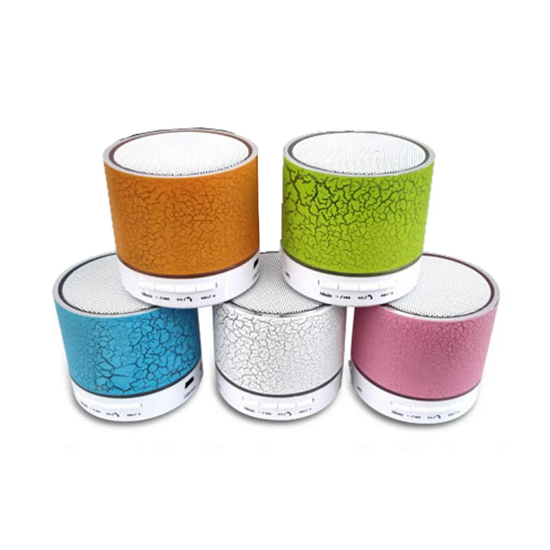 WPAIER A9 Burst pattern Wireless Bluetooth speaker LED Colorful mini bluetooth speaker Support TF card outdoor portable