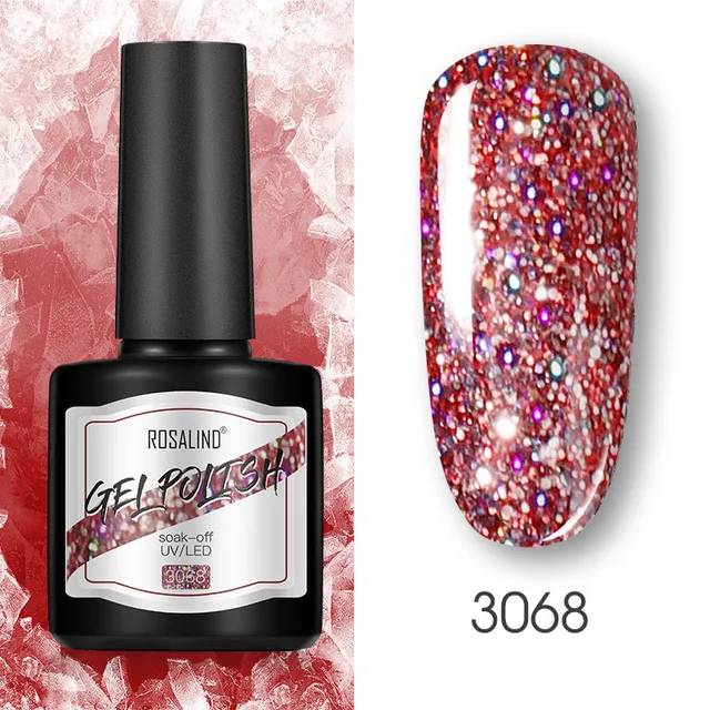 ROSALIND 8ml Gel Nail Polish Shiny Matte Effect Gel Polish For Manicure Nail Art Design Semi Permanent Painting Varnishes Gel RS17-3068