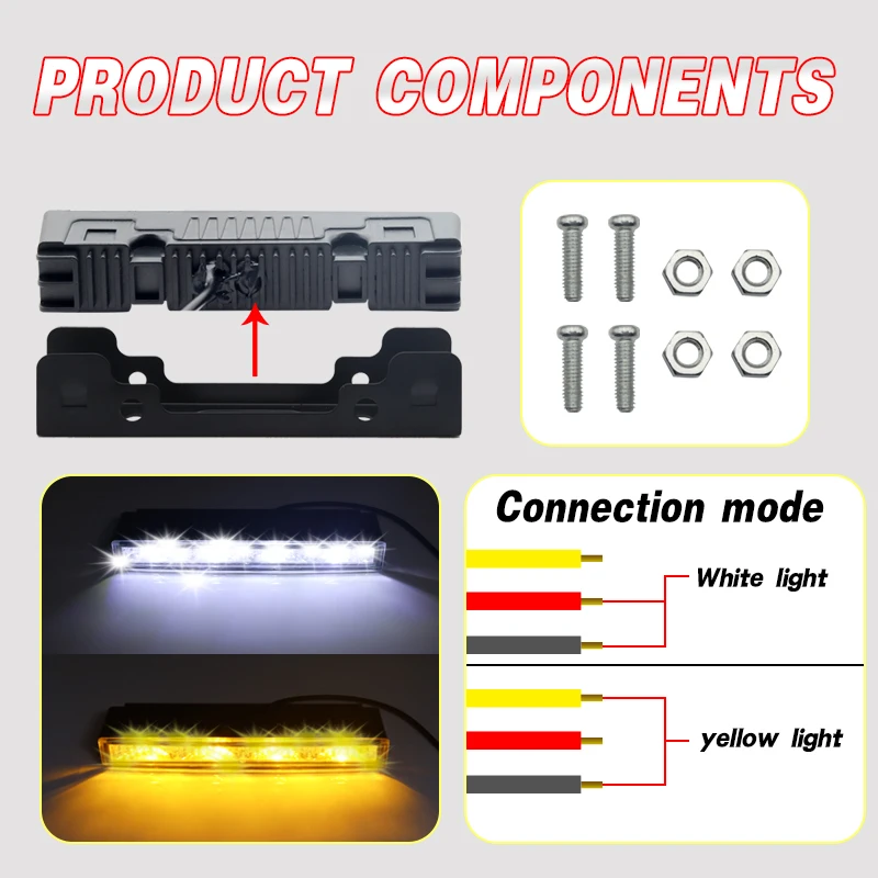 ������ LED ���� DRL �ְ� �����, ��� ����� �ܺ� ����, ��� �ڵ� ���� ���õ� ����, ���� 12V, 2x