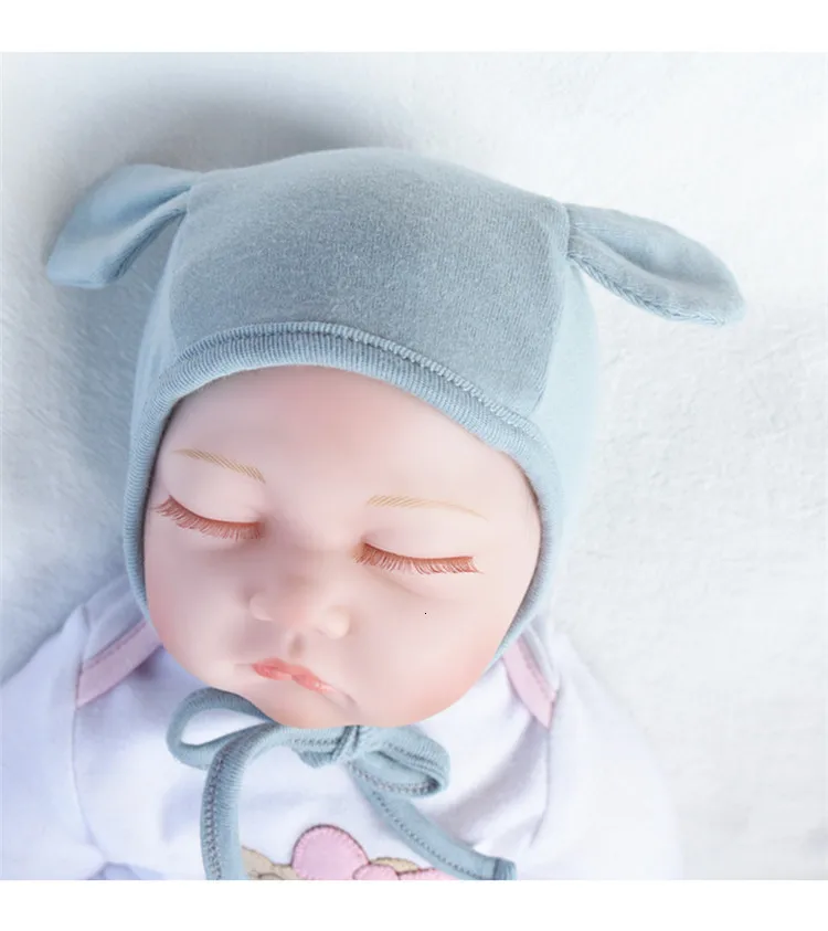 Милый кролик Новорожденный шляпа детская шапочка новорожденный реквизит для фотосъемки дети мальчики девочки Кепка с ушками Детские капот аксессуары для девочек