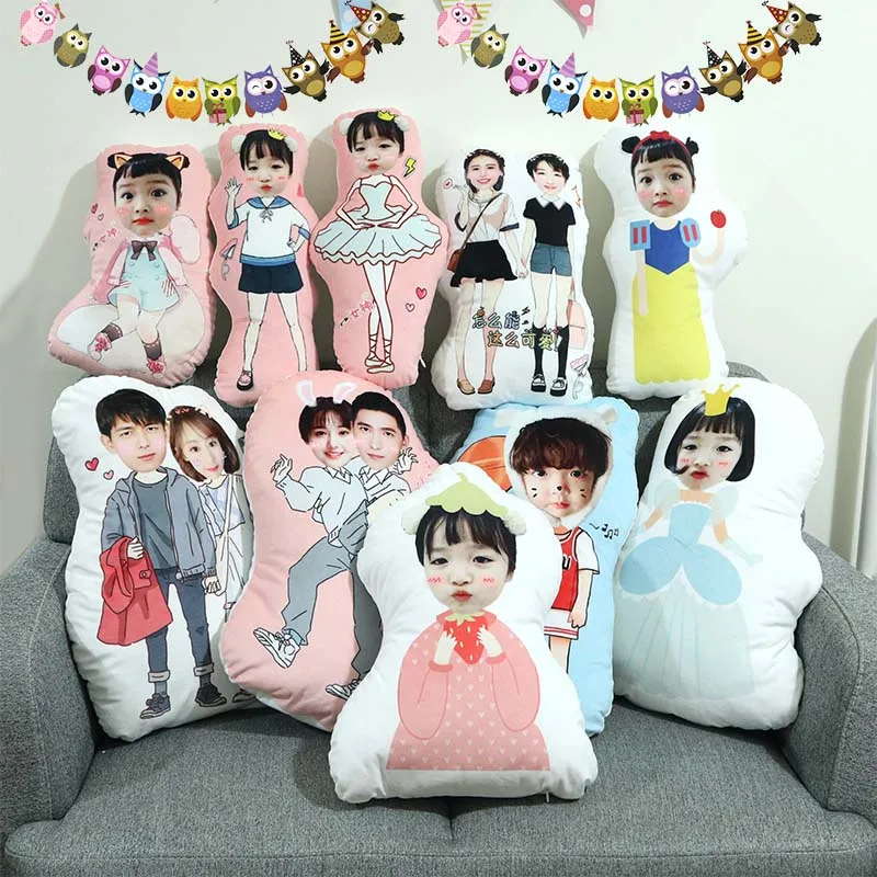 

Customized Iron Man Spiderman cushionCustom shape cushion customized photos