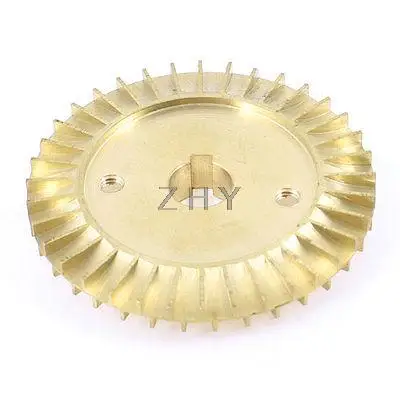 

Water Pump Replacing Double Side 65mm Diameter Gold Tone Brass Impeller