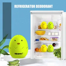 Зеленый желтый холодильник дезодорант коробка в форме яйца холодильник-цвет кухня запах удаления чехол очиститель воздуха рыбий затхлой