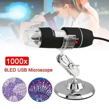 

2MP 1000X LED USB 2.0 Digital Microscope Endoscope Zoom Camera Magnifier+Stand