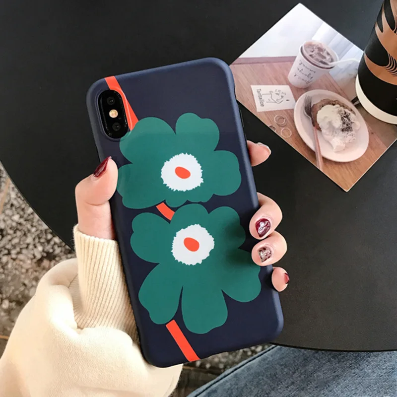 Чехол для телефона INS в стиле ретро с абстрактными цветами iPhone 11 Pro Max XR Xs XsMax X 7 Puls 8 6