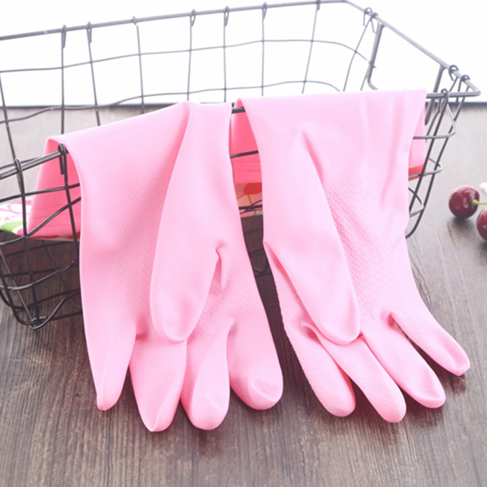 Многоразовые водонепроницаемые бытовые длинные манжеты резиновые латексные кухонные перчатки для чистки моющие перчатки кухонные дропшиппинг