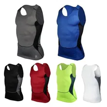 Men's Quick Dry Fitness Base Layer Compression Sleeveless Breathable Shirts Men's Quick Dry Fitness Base Layer Compression Sleeveless Breathable Shirts