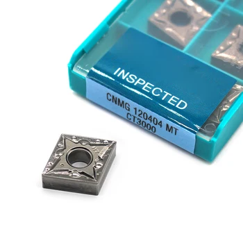 

10pcs CNMG120404 MT CT3000/CNMG120408 MT CT3000 Cermet Grade carbide inserts lathe cutter tools External turning tools CNC tools