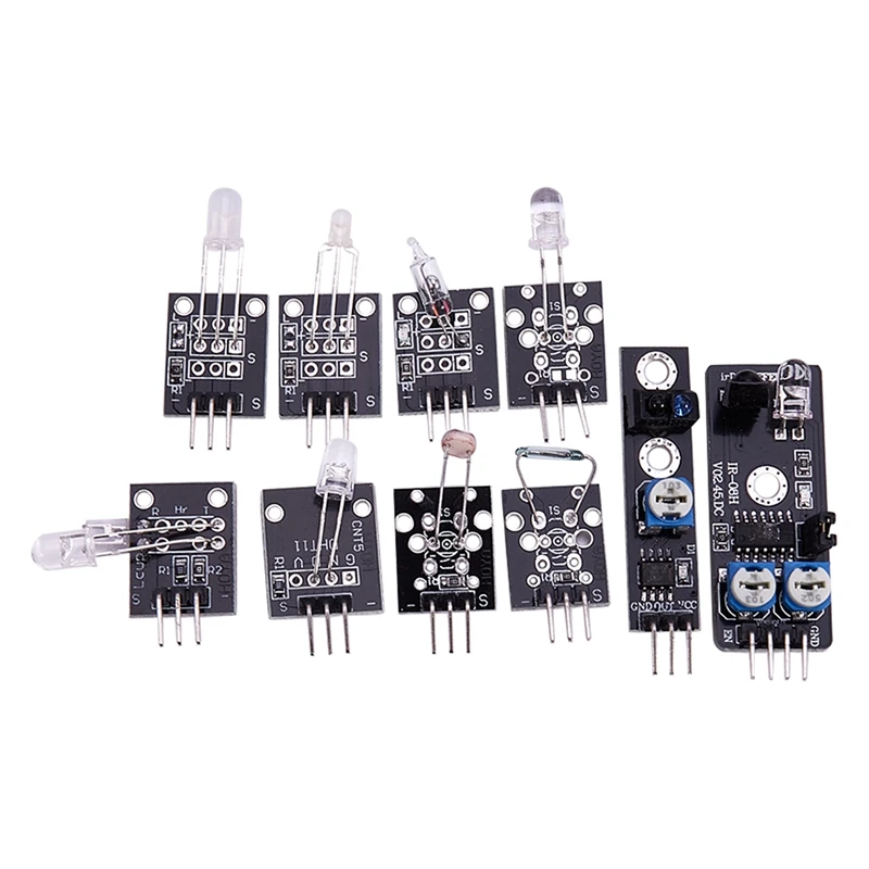 HOT-37Pcs/комплект модуль датчика для Raspberry Pi Модуль датчика посылка 37 видов датчика для Arduino Kit