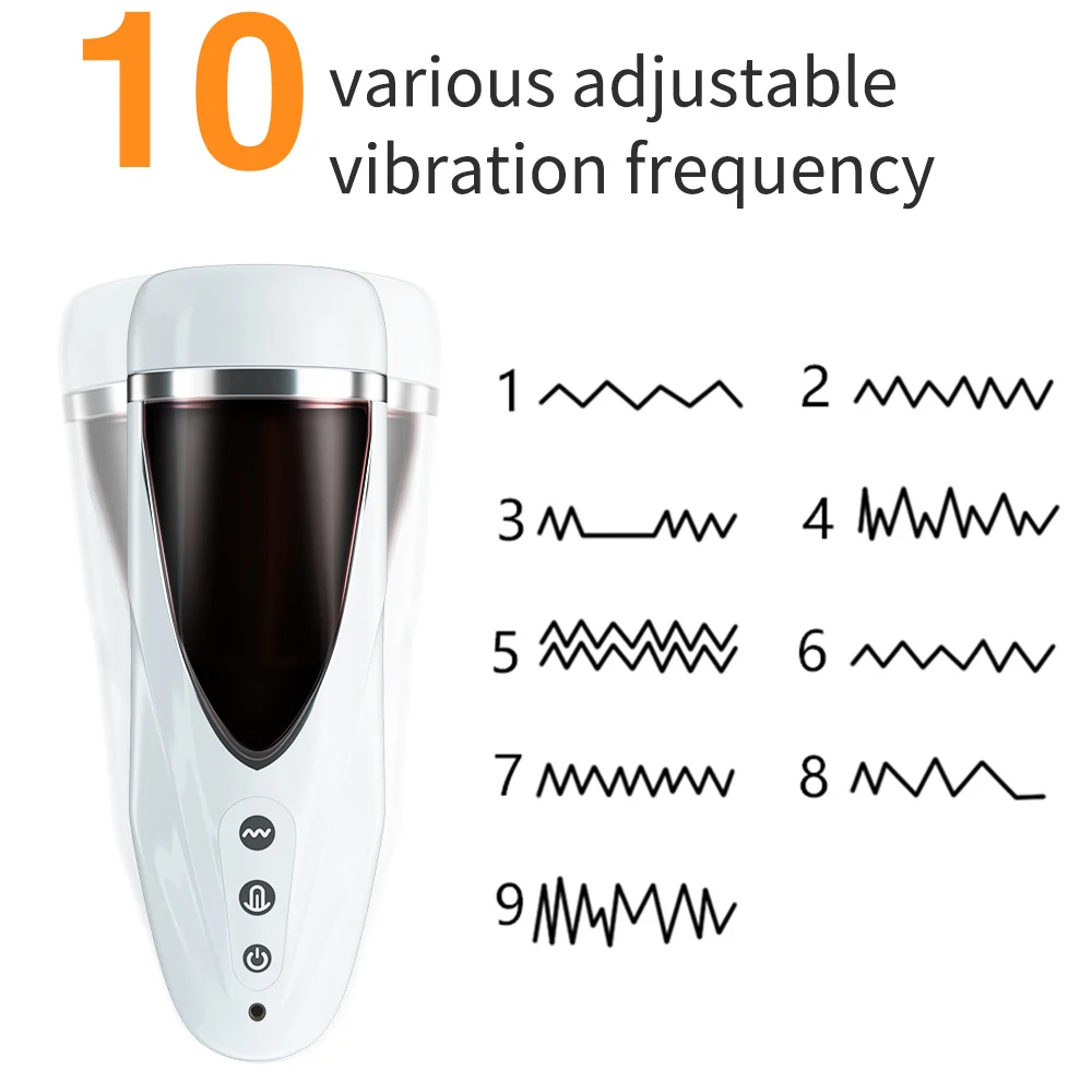 Male Sex Toys Masterbator Blowjob Stroker Vibrating Realistic Tip of Tongue and Mouth Vagina Sex for Man Anal Masturbation Tool 3