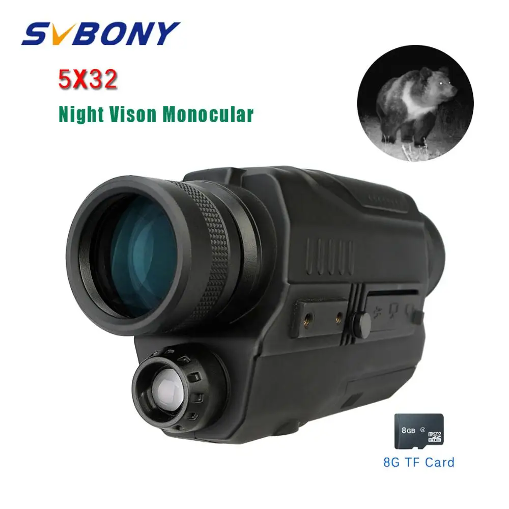 Preise SVBONY 5x32 Nachtsicht Monokulare Digital 0,3 Mega Pixel CMOS 1,5 \