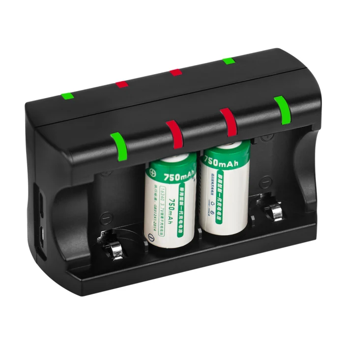 5V 300mAh 8 Слот зарядное устройство с usb-портом для зарядки для батарей CR123A PI669