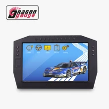 Painel de controle de corrida dragon hd, kit colorido com sensor completo, tela sensível ao toque, multifuncional para corrida 12v carro