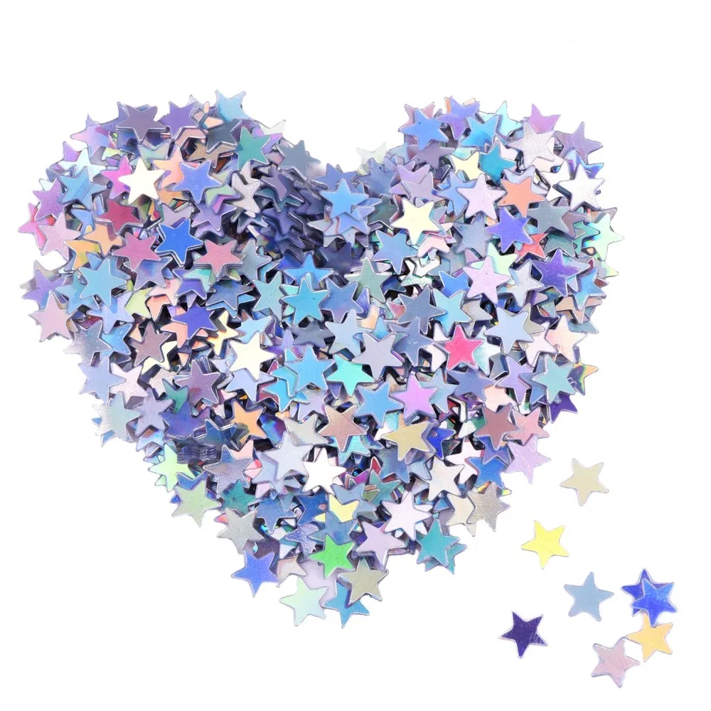 Laser Colorful Bright Gold Stars Acrylic Confetti wedding for Balloon New year Wedding Birthday Party Table Decorations KS06 (1)