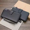 2020 Card Holder Men Wallets Business PU Leather Long Design Quality Fashion Casual Men Purse Zipper Multi-function Wallets 4