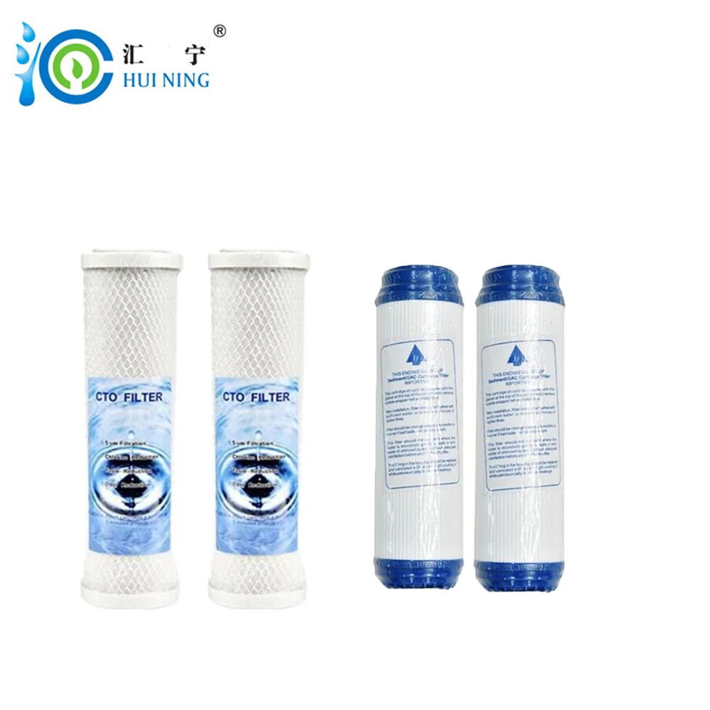 

2 pcs Activated Carbon filter and UDF activated carbon household water for reverse osmosis system