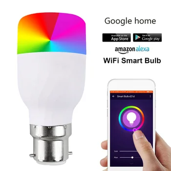

Smart APP Control Lamp 12LEDs RGB Light Dimmable E27 9W RGBW Led Lamp Colorful Changing Bulb Led Lampada RGBW White Decor Home
