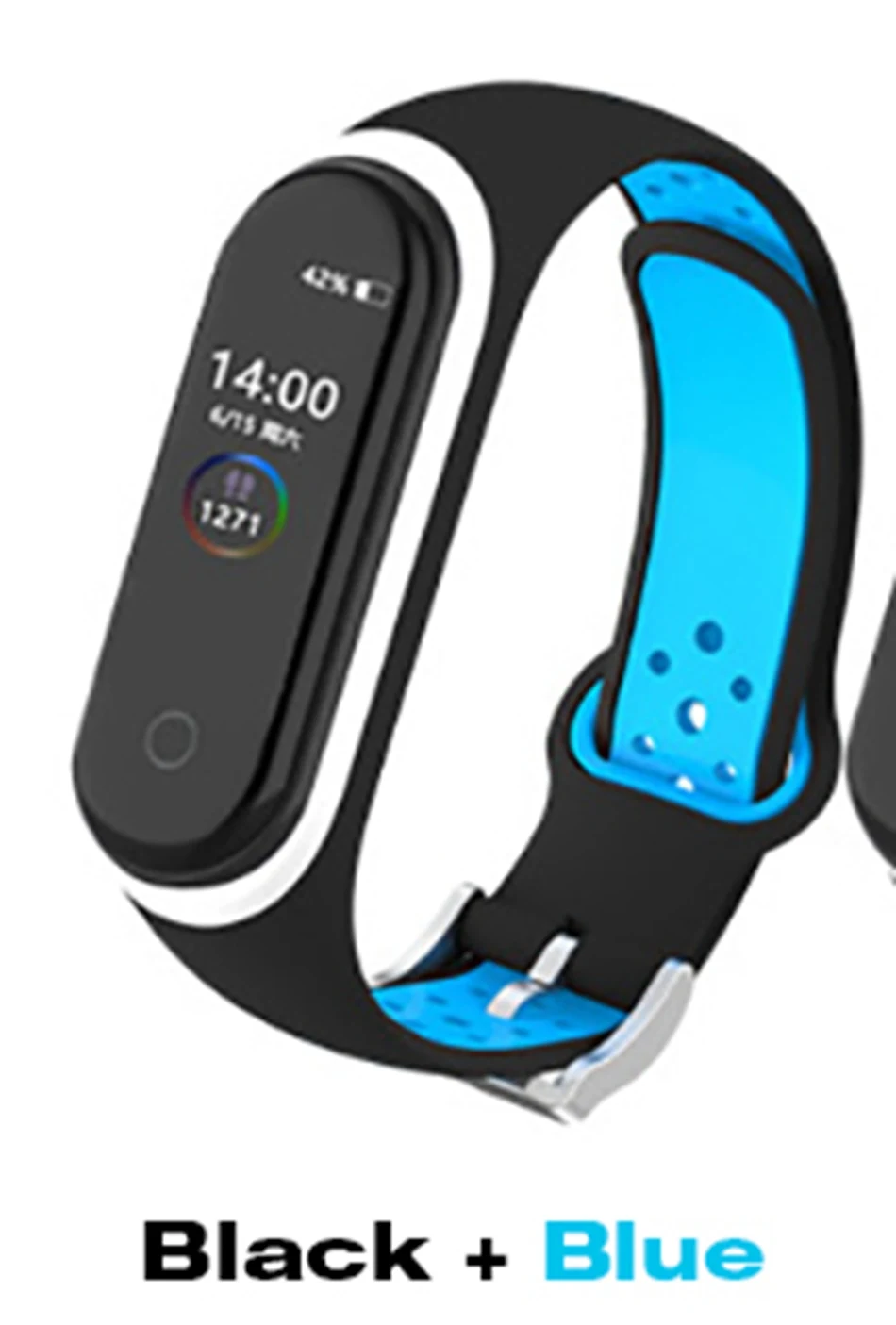 Для Xiaomi mi Band 4 ремешок Смарт аксессуары Замена водонепроницаемый двойной цвет силиконовый браслет для mi Band 4 NFC ремешок