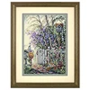 Beautiful Chic Counted Cross Stitch Kit  Sweetheart's Gate Garden Sweetheart Yard Courtyard Flower Bird View  ► Photo 1/4