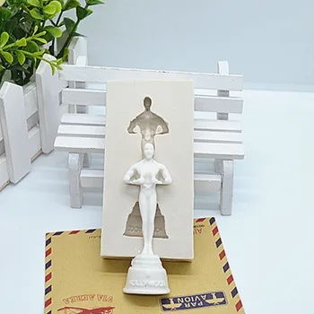 

1pc Oscar Lace cake decorating mold fondant mold cake decorating tools silicone mold DIY cake baking Tools FTM1547