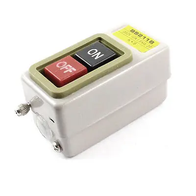 

3P 380V 1.5KW Self Lock On/Off Power Push Button Control Switch BS211B