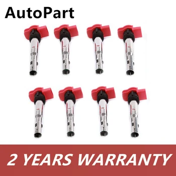 

06C905115F UF-483 Red Color 1/4/6/8 PCS Ignition Coils For VW Jetta MK4 Bora Golf MK4 Passat B5 Audi A4 A6 A6 Quattro 06C905115A
