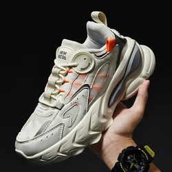 Unisex Spring Running Shoes Women Trend Chunky Sneakers Men All-match Platform Sport Shoes Mesh Walking Shoes  Zapatos De Hombre